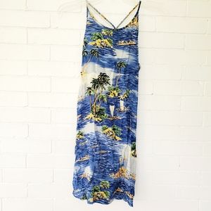 Gap summer dress with beachy pattern size xl girls